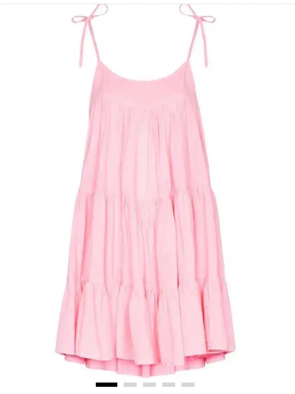 Honorine peri tiered dress